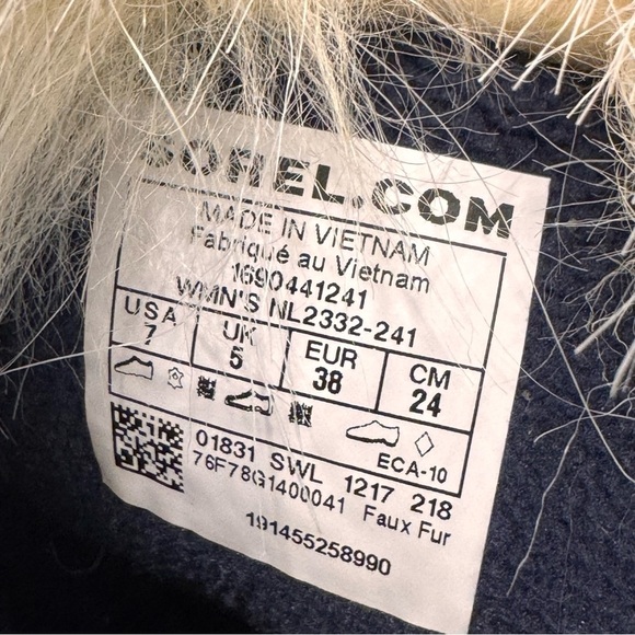 Sorel Tofino Womens Size 7 Waterproof Faux Fur Winter Snow Boot NL 2332-241 - Picture 15 of 15
